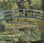 Claude Monet Waterlilies and Japanese Bridge France oil painting reproduction